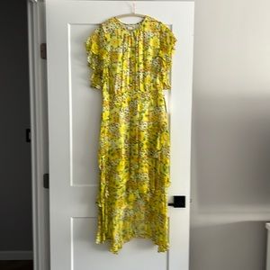 Yellow floral Shoshanna Candela dress - Brand New with Tags